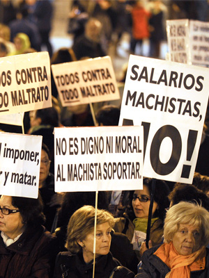 Espagne: non à la violence faite aux femmes!