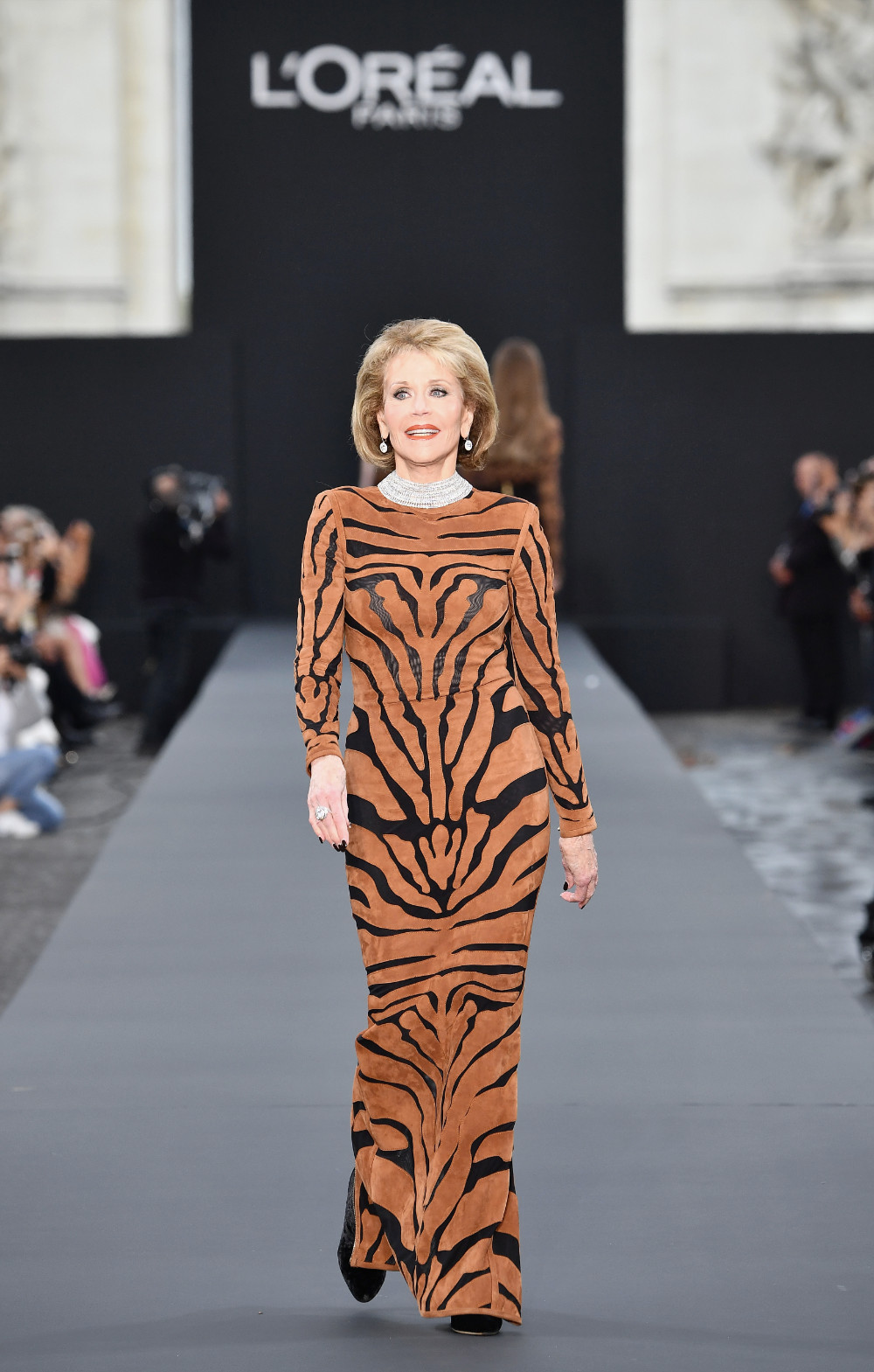 Le défilé L'Oréal Paris: Jane Fonda