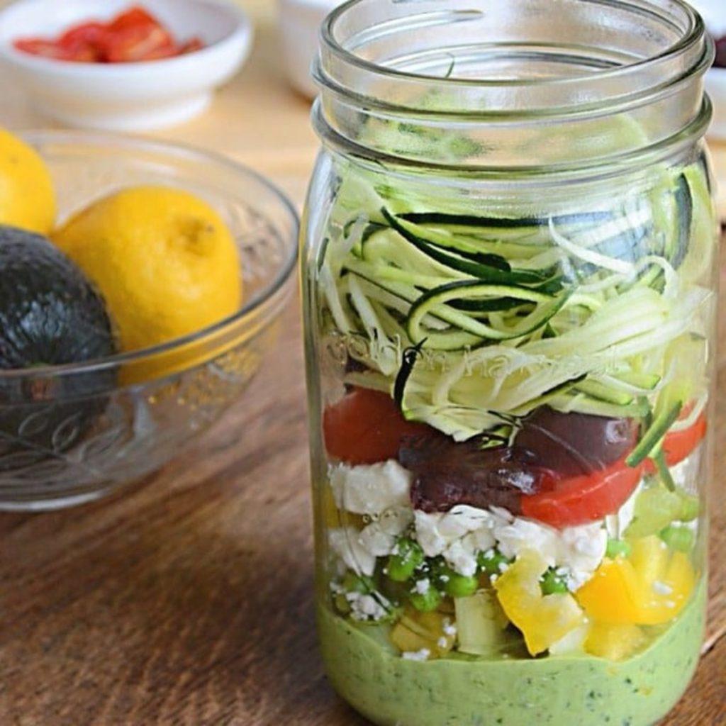 15 recettes de salade en pot