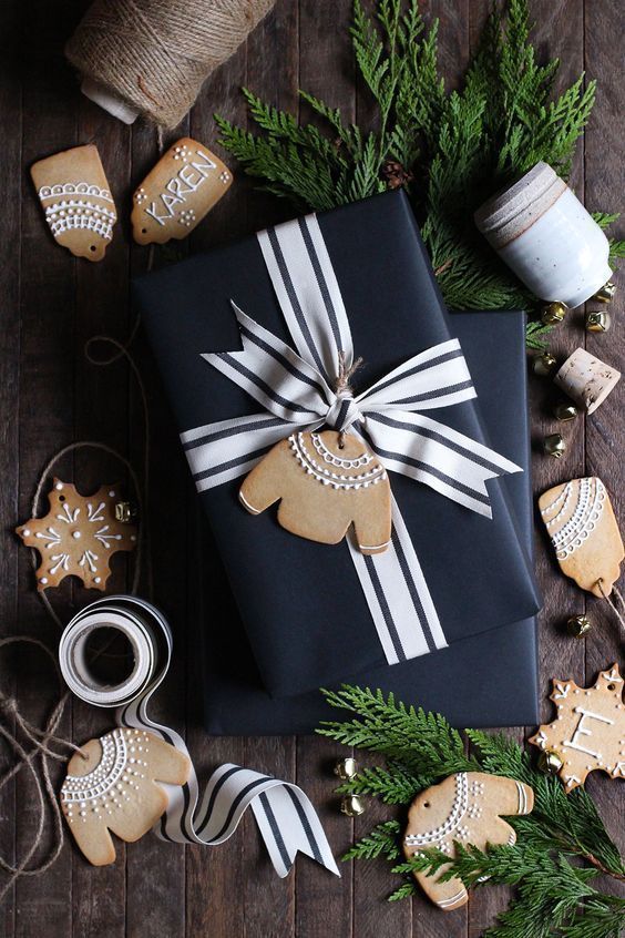 20 jolies façons d'emballer les cadeaux de Noël