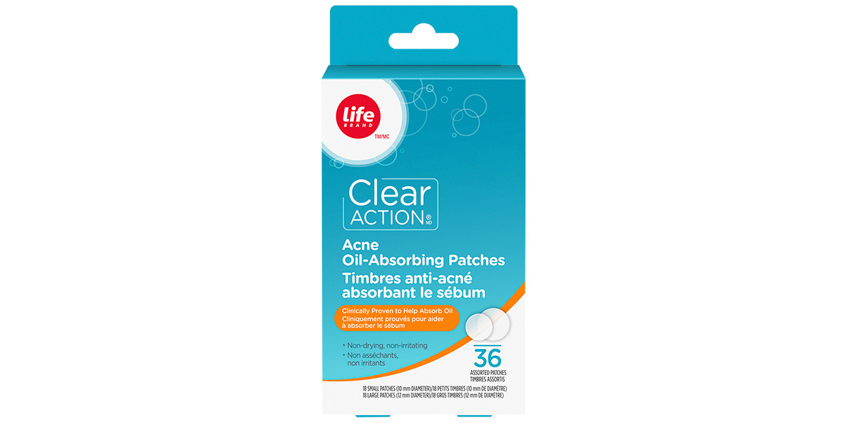 Clear action acne patches